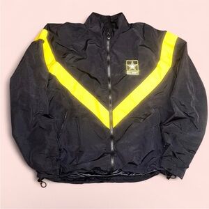 U.S. Army Black Jacket with Yellow Logo